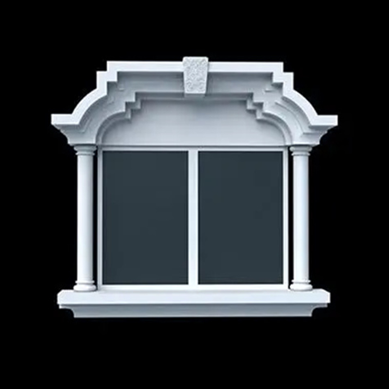 Cadres de portes et fenêtres GRC linéaires minimalistes