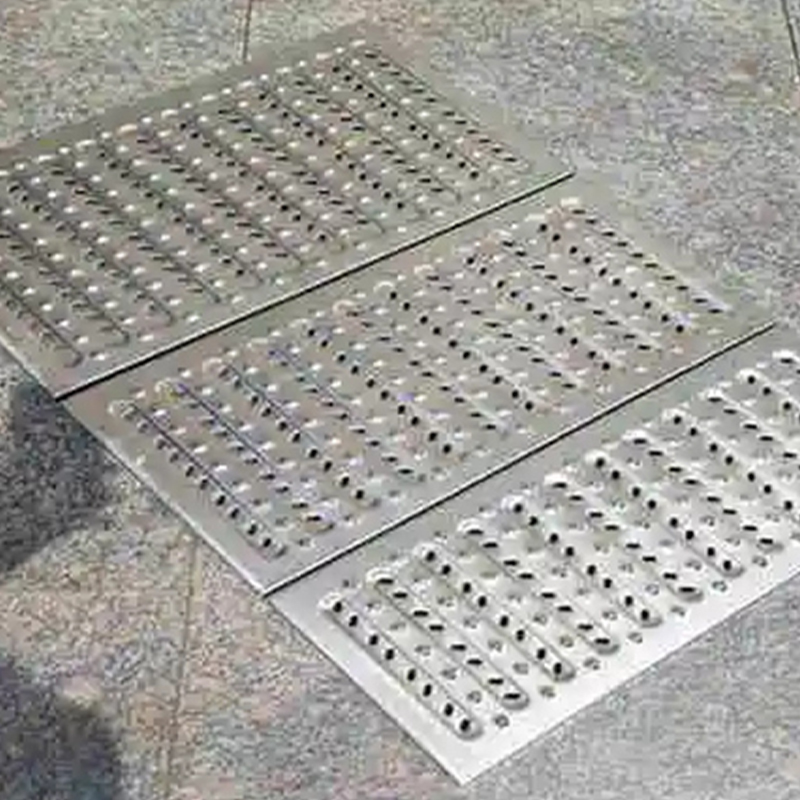Couvertures embouties décoratives en acier inoxydable pour rues piétonnes