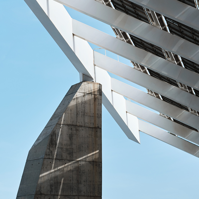 Panneaux de mur-rideau architecturaux GRC de conception fluide